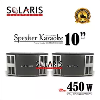 SPEAKER KARAOKE 10 Inch Pasif CRIMSON CRS-1000