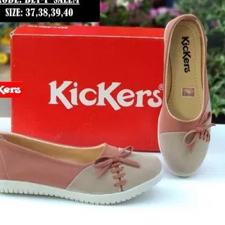 (Ready) -62 > SEPATU WANITA FLAT SLIP ON KICKERS KODE BLT-P MURAH HARGA GROSIR .,.,