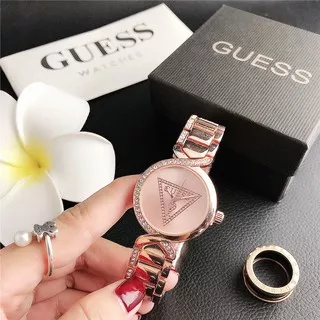 Guess Jam Tangan berlian Wanita Quartz Women Watch INS TikToK