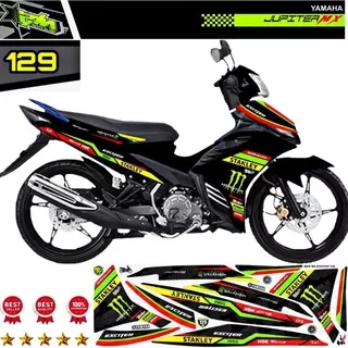 Decal Sticker Striping Variasi Jupiter Mx 135 New 2011-2016 - Jupiter Mx 135 New 5Speed - Jupiter Mx 2011 Keatas - NJMX | Motif MONSTER Moto Gp | Yamaha Spark 135/Yamaha Exciter R 135/Yamaha LC 135/Yamaha Sniper 135/Yamaha CryptonX 135 ¹²?