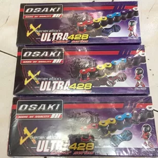 Rantai Osaki ukuran 428 universal rantai motor osaki 428 -128 mata warna