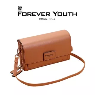Forever Youth Dompet Panjang Wanita Slingbag Handphone Style Korea Import Real Pict - AN78