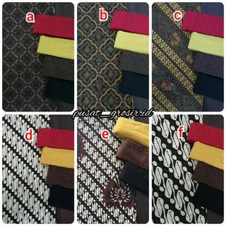 BATIK SOGAN UNGGUL JAYA SIDOMULYO SET KAIN EMBOS