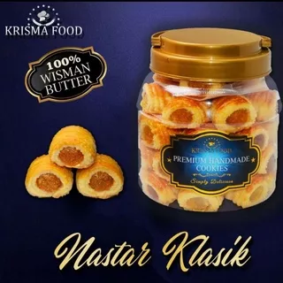 .Nastar Klasik Nastar Nyonya Premium Krisma Food nastar lumer wisman 320gr kue kering natal lebaran imlek (ds bgr)