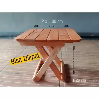 Kursi Lipat Kayu Portable | Kursi Lipat Jin Jing