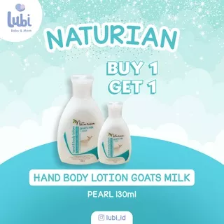 NATURIAN HAND BODY LOTION GOATS MILK PEARL 130 ML