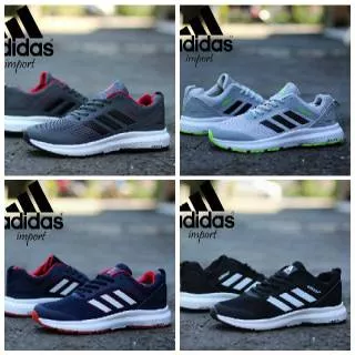 TS Sepatu Adidas Glade Boost Import Sneakers Pria Olahraga Running Cowok Sport Joging Grade Original