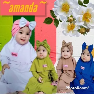 Gamis Anak Balita Terbaru 1-6 Bulan Dan 2 3 4 Tahun Azibah Kids Set Hijab Turban Ciput Gamis Bayi Kekinian Jersey Super Lembut Baju Anak Murah