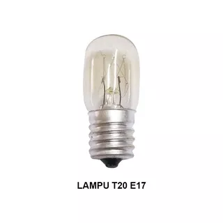 EELIC LAU-T20E12/LAU-T20E14/LAU-T20E17 Lampu bohlam pijar T20 fitting E12/E17/E17 daya 15W 220V