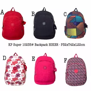 Tas Kipling Ransel 10235 HIKER Backpack Sekolah Medium Besar Cowok Cewek Laki Perempuan Awet Ringan