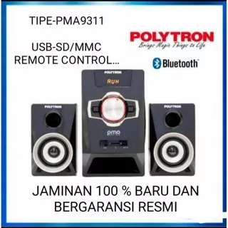 speaker aktif polytron pma9311 bluetooth multimedia