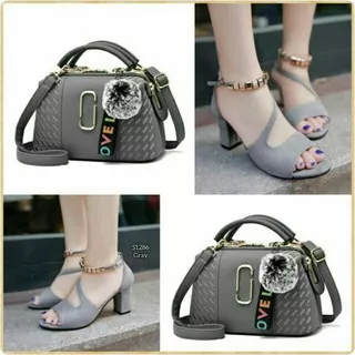 SET 2IN1 SEPATU DAN TAS WANITA RN03 WAWA MURAH