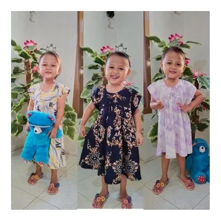 DASTER ANAK BAHAN RAYON USIA 3-8 TAHUN / DRESS HARIAN ANAK / DASTER ARAB ANAK PEREMPUAN / PAKAIAN ANAK PEREMPUAN