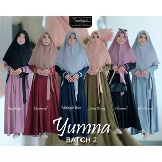 Moslem Ori Gamis Busui Friendly Set Dress Yumna Batch 2 By Saima Hijab (Open PO Ready Agustus)