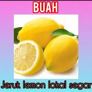 Buah Jeruk Lemon 1 kg / Jeruk Lemon Lokal
