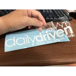 jdm sticker (DAILY DRIVEN RAIN)