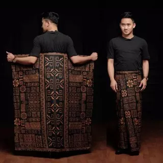 SARUNG BATIK MOTIF SONGKET KALIMANTAN ORIGINAL KHAS PEKALONGAN