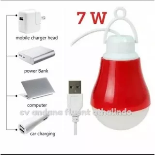 Lampu bohlam USB 5watt / 7watt / bohlam LED