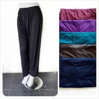 legging jumbo bahan kaos murah / grosir leging hamil polos dewasa / celamis jumbo LOS JMB