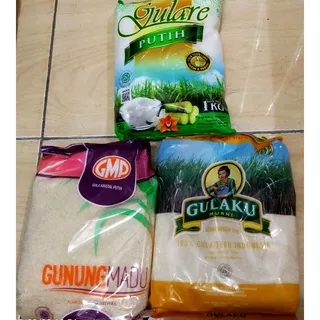 Gula Putih 1Kg Premium - GULAKU Hijau/GMP