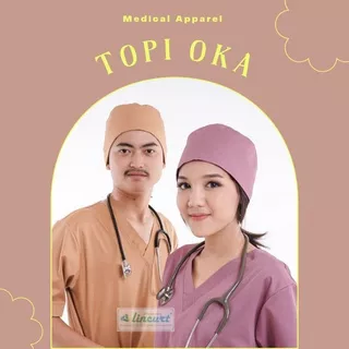 TOPI OPERASI/NURSE CAP/TOPI BEDAH/SURGICAL CAP/TOPI OKA MEDIS/TOPI PERAWAT