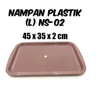 Nampan Food Court L NS-02 - Nampan Segi Plastik 45x35cm