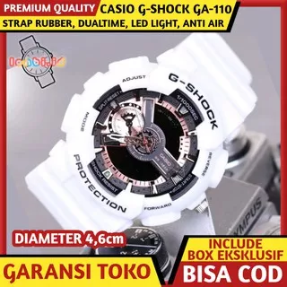 JAM TANGAN CASIO G SHOCK GA 110 GSHOCK PRIA COWOK ANTI AIR MURAH DIGITAL SPORT ANALOG DUAL TIME COD