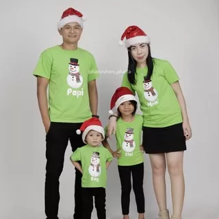 GRATIS NAMA Kaos Natal Anak 2021 Tahun Baru Imlek 2022 OLAF FROZEN Couple Anak/Set Keluarga Ayah Ibu Anak /Merry Christmas/Baju Natal/T-shirt Natal 2021 Terbaru Anak Lucu|Sekolah Minggu|Sunday School|Gereja Kaos Rohani Kristen Katolik Kristiani Seragam