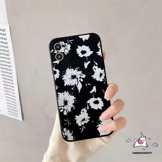 Floral Phone Case for iPhone 12 Pro Max iPhone 11 6 6s 7 8 Plus X XR XS MAX SE 2020 Ins Fashion Flower Soft TPU Flowers Back Cover