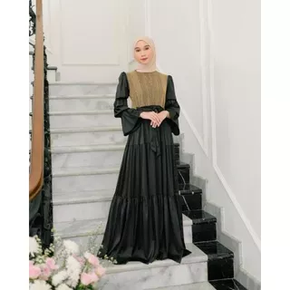 Baju gamis wanita terbaru 2021 dahlia dress bd gamis maxi dress muslim fashion muslim