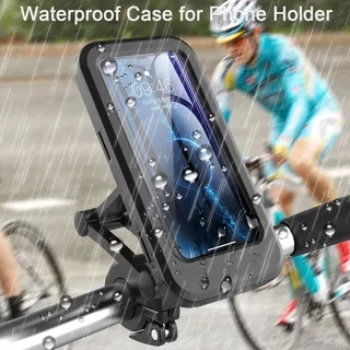 Bike Phone Mount Waterproof Universal Cell Phone Holder Stand Anti-Shake for Motorcycle Bike Handlebars GPS For HuaWei OPPO Samsung Phone