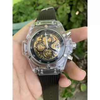 Jam Tangan Homage BigBang Transparan Mechanical Automatic Luxury