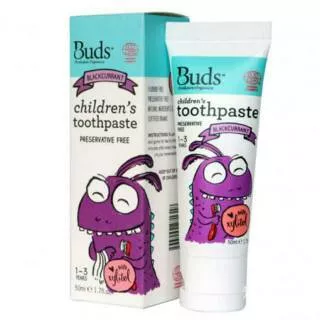 Buds Oralcare Organics : Children's Toothpaste With Xylitol Blackcurrant