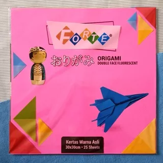 Origami Paper/Kertas Origami Forte 2 sisi (30 cm x 30 cm)