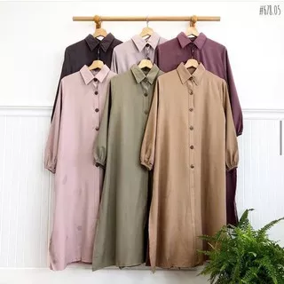 TUNIK SONIA KANCING / BUSUI TUNIK MOSCREPE