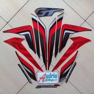 Stiker Striping Motor Yamaha Mio Soul GT 125 2014 Hitam