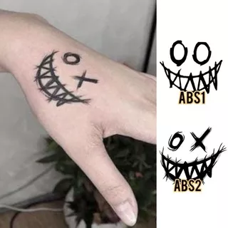 Tato Temporer / Stiker Tato - ABS2 -  Tato Emoji Tato smile Tato senyum Tato meme Tato kecil