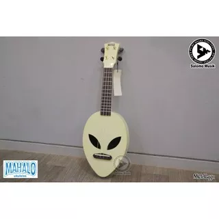 Ukulele Soprano Mahalo Alien Glow Green MC1ALGGN + Softcase