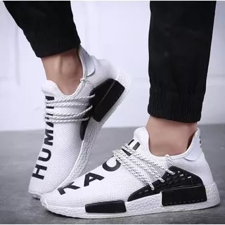 Termurah - Adidas Nmd Human Race White Premium Original / Sepatu Adidas - Promo