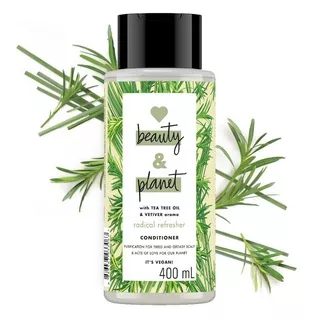 Conditioner  Love Beauty & Planet Radical Refresher - Tea Tree Oil & Vetiver Conditioner 400ml