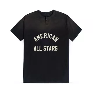 FOG American All Star Henley T-Shirt Black
