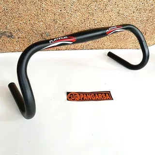 STANG STIR HANDLE BAR HANDLEBAR DROPBAR SEPEDA BALAP PLATINUM PRO