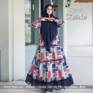 (mariam)Set Syari Polos Maxmara Lux Anayah RealPic, Haji Umroh GamisSyari Hijab Syari Bahan ALMA De