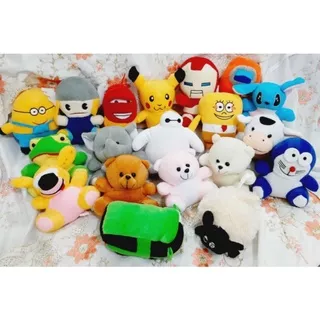 boneka murah boneka mini boneka karakter doraemon stich pikachu minion among us