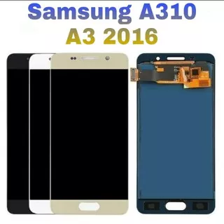 Lcd Samsung A310 A3 2016 Black White + Touchscreen Fullset Komplit