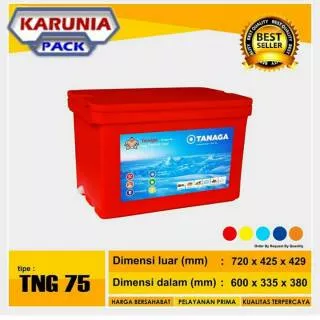 Cool Box Coolbox Ice Box Storage 75 liter | TANAGA TNG 75 | KHUSUS GOSEND