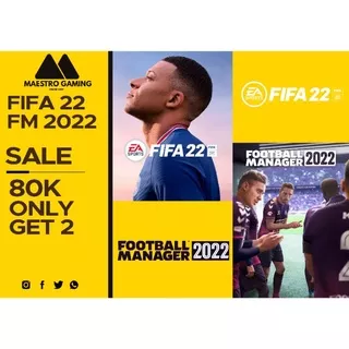 FIFA 22 PC ORIGINAL ORIGIN + FOOTBALL MANAGER 2022 PC ORIGINAL STEAM