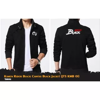 Jaket Kamen Rider Black RX Black Canvas JTS KMB 01