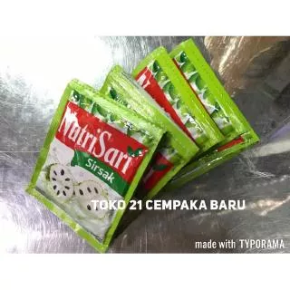 Nutrisari Rasa SIRSAK 1 renceng isi 10 sachet | Nutrisari SOURSOP Murah Promo