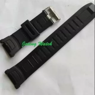 Tali/Strap Rubber Hitam Polos Kompatible Casio Protrek PRG-130 PRG 130